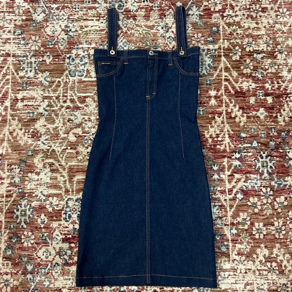 AUTHENTIC DOLCE & GABBANA DENIM DRESS - Picture 4 of 9